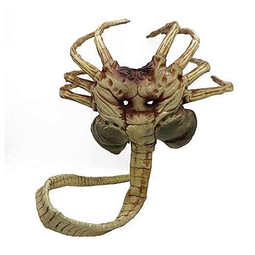Facehugger Mask Toy Face Xenomorph Hugger Alien Latex Masks Cosplay Costume Halloween Party Accessories