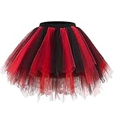 Golatcr Damen 50er Ballettrock Multi-SchichtenVintage Ballet Blase Firt Tulle Petticoat Puffy Tut...