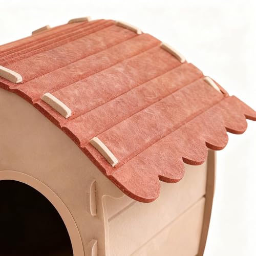 Refugio para para mascotas shjxi de fieltro premium con interior suave y cálido 7