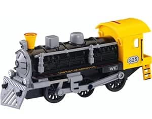 Buy JAPSI Steam Engine Toy Train, Pull Back Locomotive Model 825 ...