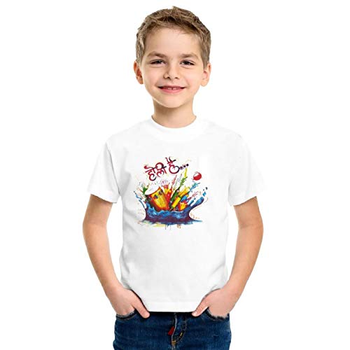 Image of Print Boy's Slim Fit T-Shirt