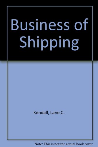 Business of Shipping 087033350X Book Cover