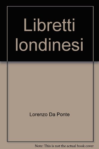  Libretti londinesi