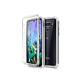 Mb Accesorios Funda para LG K41S/K51S, Carcasa Completa, Delantera + Trasera Doble 100% Transparente Pet + TPU + Plástico