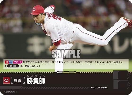 プロ野球カードゲーム ドリームオーダー セ・リーグ 広島東洋カープ 戦術 勝負師 PDO-01 【C】