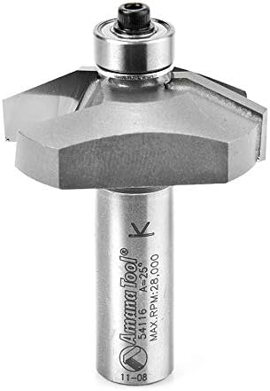Amana Tool - (54116) Carbide Tipped Traditional Raised Panel 25 Deg x 1-5/8 Dia x 1/2 Shank