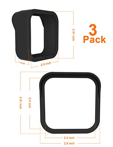 Camera Silicone Skin Cover, Coolwufan Anti-Scratch Protective Cover For All-New Blink Outdoor/Indoor – Wireless Camera System - Best Accessories (Black (3 Packs)) #TOP5
