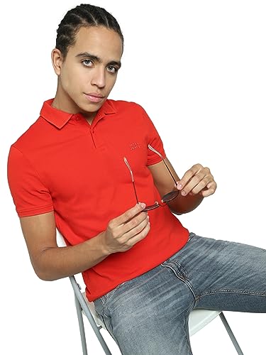 Image of Jack & Jones Men Cotton Slim Fit T-Shirt