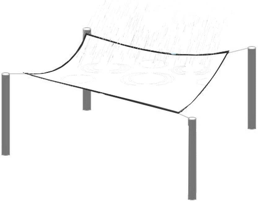 Couverture bois imperméable 2x7m anti pluie pour abri de jardin robuste