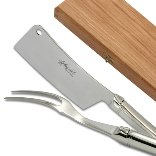 THIERS IFORGE - Service à fromage laguiole Prestige inox forgé Finition brillante