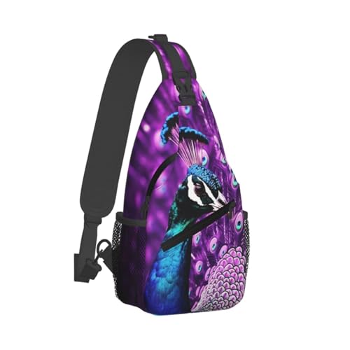 Bolso Cruzado Deportivo para Hombre Negro miniatura 2