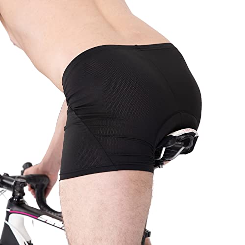 Cycling Underwear Shorts Padded, Lightweight Bicycle Riding Bike Shorts Men With Padding Black Medium #TOP6