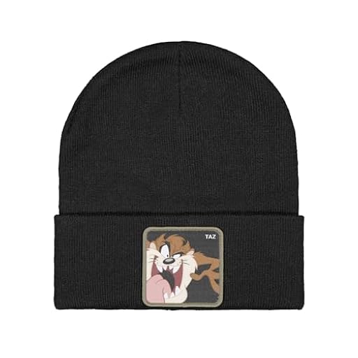 Capslab Looney Tunes - Gorro para hombre y mujer, negro / marrón, Talla única | Ya disponible en tu tienda friki favorita! En mundofriki.es! Capslab Looney Tunes - Gorro para hombre y mujer, negro / marrón, Talla única | Ya disponible en tu tienda friki favorita! En mundofriki.es!
