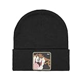 Capslab Looney Tunes - Gorro para hombre y mujer, negro / marrón, Talla única
