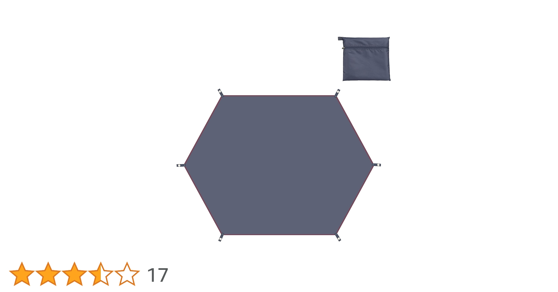 Amazon | グランドシート テントシート 六角 レジャーシート