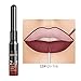 Produktbild Huihong QIBEST 20 Farben Lipgloss, Neue Mode Double End Dauerhafte Natürliche Lipliner Wasserdicht Matt Lippenstift Lippenstift (18#)