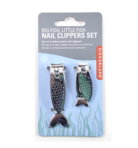 Kit de coupe-ongles Big Fish & Little Fish en acier inoxydable précis