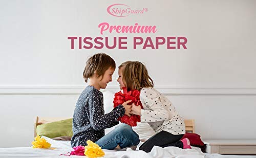 Black Tissue Paper (100 Sheets) For Gift Wrapping, Packaging, Floral, Birthday, Christmas, Halloween, Diy Crafts And More 15" X 20" #TOP5