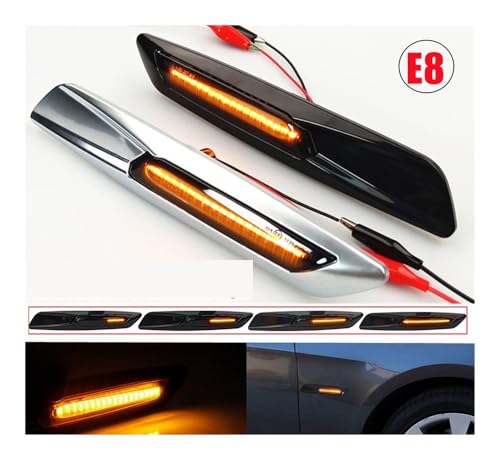 Intermitentes laterales LED dinámicos para BMW Serie 3 E90 E91 E46 y Serie 5 E60 6