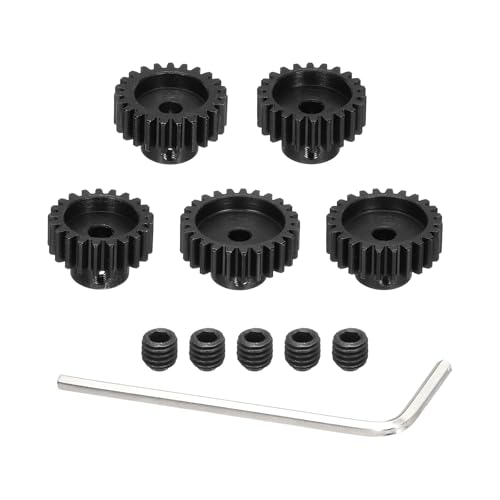 Pignon M1 5mm en acier durci pour moteur de voiture RC et bateau par DMiotech