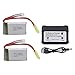 ZYGY 2szt 7.4V 850mah bateria litowa z ładowarką 2w1 do 300E 302E 9300 9310 9201E 9301E 9302E 9303E 9034E 9305E 2.4G 1:18 zdalnie sterowany samochód terenowy szybki napęd na cztery koła duża skala