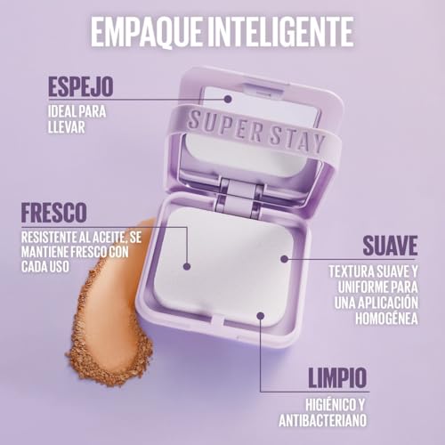 Image of Maybelline New York Super Stay Flex Powder Foundation, 120 (Pack of 3)