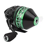 Alomejor spincast Reel,4.1:1 Speed Ratio for Retrieval,Closed face Fishing Reel,ABS and Metal Construction for Durability and Lightweight,for Beginners and Casual Anglers in Freshwater Lakes
