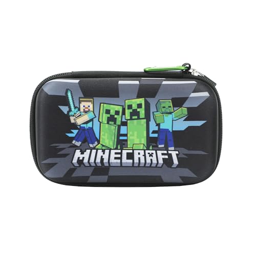 Bioworld Estojo utilitário Minecraft Steve & Creepers Hardside