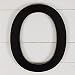UNFINISHEDWOODCO 300574 11.5" Typewriter Wall Decor Letter O-Black