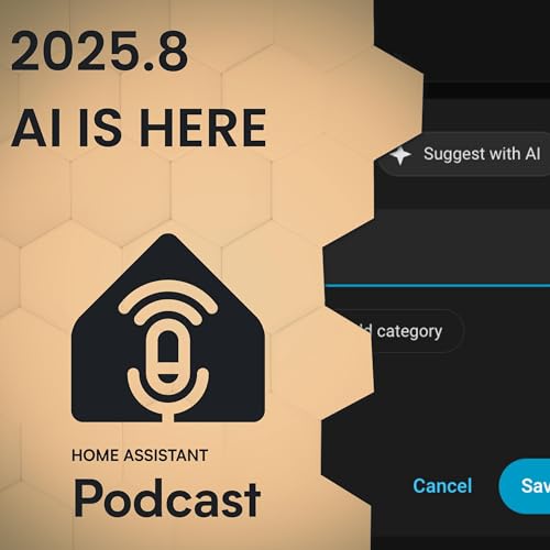Home Assistant AI is here with Home Assistant 2025.8 cover art