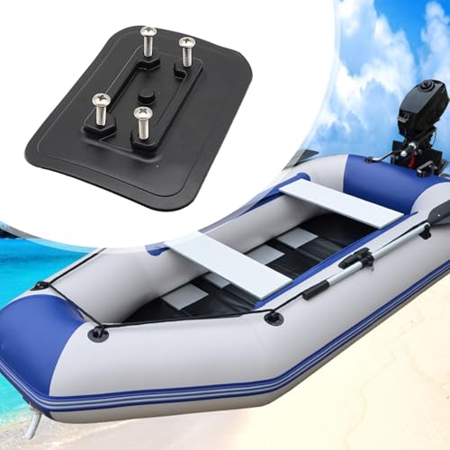 Wazsnhm Glue on Pad for Inflatable Boats Kayak Stand Pad Parts Easy Installation Black Supplies Fishing Rod Holder Mount for Kayaking - Image 3