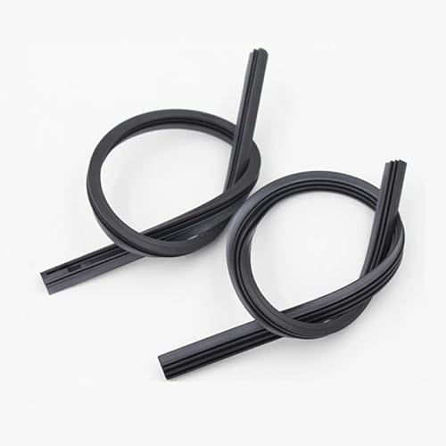 2Pcs 28 Wiper Blade Refills,Windscreen Wiper Rubber Strips for Universal Cars, Vans, and Trucks,Replacement Blades for Most Auto Vehicle Vans Trucks Buses