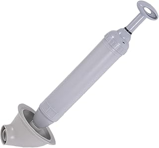 ZHUAGI Floor Kitchen High Drain Grey Gray Plunger Household Toilet Multifunction Vacuum Sewer Cleaner Bathroom White Clog Pressure Sink Cleaning Manual Remover Pump Air Suction