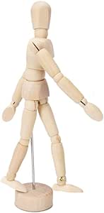 Mont Marte Manikin Male 30cm In Acetate Box - Body Doll, Wooden Puppet
