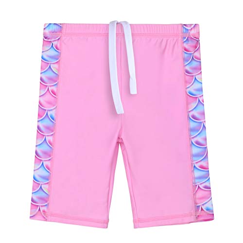 Image of TFJH E Girls Long Sleeve Two Piece Rash Guard Set UPF 50+ 3-13 Y | Stretchy & quick-dry fabric, breathable & lightweight, UPF 50+ sun protection, ideal for pool beach vacation