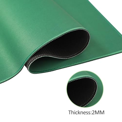 image for GUSTARIA Mahjong Mat with 3 Dice, Anti Slip and Noise Reduction Table 