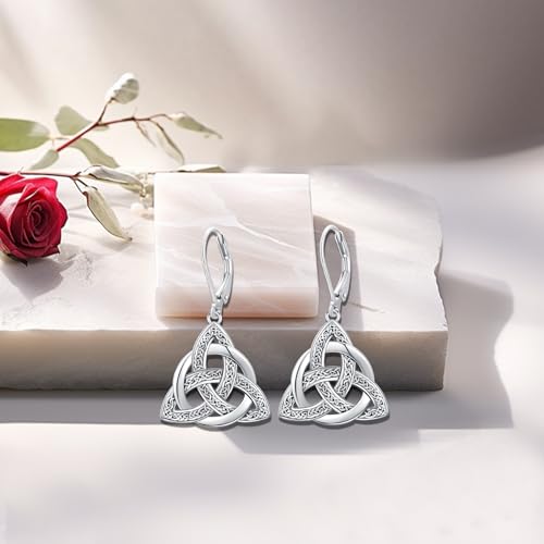 Axolotl/Cow/Pig/Sea Turltle/Celtic knot Stud Earrings for Women 925 Sterling Silver Dangle Earrings Jewelry Hypoallergenic Gifts for Mother's Day Graduation Birthday Christmas Holiday Gifts3