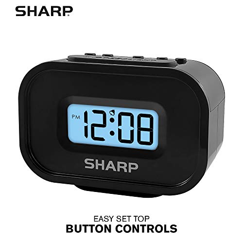 Sharp Desktop Atomic Battery Powered Clock #TOP2