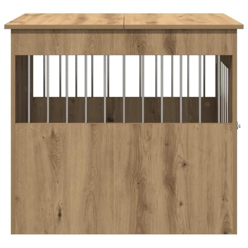Cage pour chien design meuble intérieur pour stopper l'encombrement