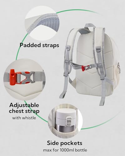 Waterfly Small Hiking Backpack 12L: Mini Lightweight Sport Rucksack with Chest Strap Daypack Compact Day Bag for Outdoor Travel Walking Camping Cycling Climbing Women Men Teenagers - Image 4