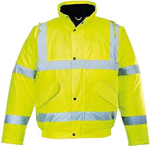 Portwest Hi-Vis Two Tone Bomber Jacket, Size: S, Colour: Orange/Navy, S266ONRS