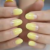 Einfache Bedienung: Künstliche Nägel lassen sich leicht abschneiden. Zu Hause sind Sie in der Lage, innerhalb von Sekunden die Nagelkunst fertigzustellen. Sie sehen sehr natürlich aus und behalten die Farbe, ohne sich zu trennen oder zu streifen und sicher zu kleben und zu entfernen.
