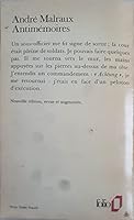 Andre Malraux 1 (1972). Du Farfelu Aux Antimemoires. La Revue Des Lettres Modernes, Nos. 304-309 B000IUCALE Book Cover