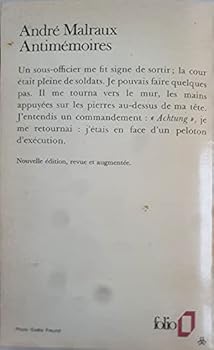 Andre Malraux 1 (1972). Du Farfelu Aux Antimemoires. La Revue Des Lettres Modernes, Nos. 304-309