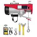 Electric Hoist with Wireless Remote Control,110v Electric Hoist Winch with Remote Control, 40ft/20ft Lifting Height & Pure Copper Motor, for Warehouse Garage Factory (440lbs)