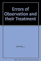 Errors of observation and their treatment B0007JER4Y Book Cover
