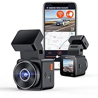 VANTRUE E1 lite Mini Dashcam WiFi vorne 1080P HDR/30fps mit Sprachsteuerung, 1,54'' IPS Versteckte Dash Cam Auto, 160 ° Nachtsicht, 24Std.Parküberwachung, GPS, G-Sensor, Loop Aufnahme, Max. 512GB – Ansicht 1