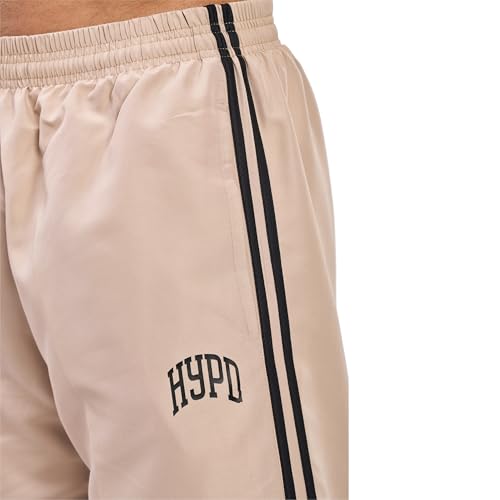 Image of HYPD Urban Track Pants for Men | Dry Fit Mesh Gym Wear | Zippered Bottom, Back Pocket | Relaxed Fit Joggers for Sports, Workout, Running & Casual Wear