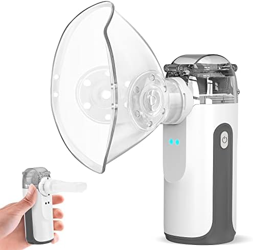 Portable Nebulizer - Handheld Nebulizer for Cough,Personal Cool Mist Steam Inhaler for Kids and Adult with 1 Set Accessories