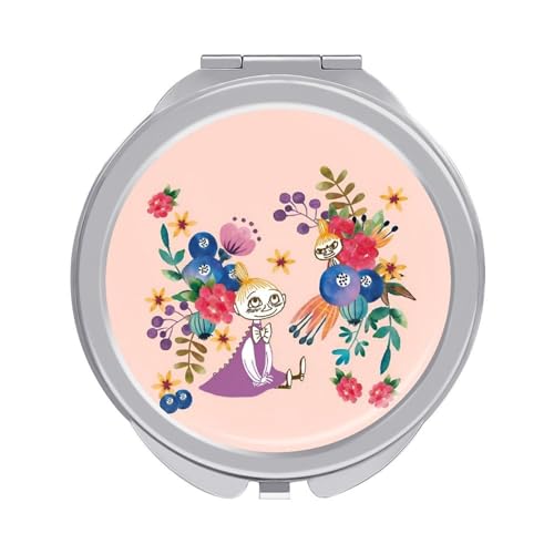 ムーミン リトルミイ 可愛い 手持ち化粧鏡 化粧鏡 手鏡 鏡 ハンドミラー ミラー かわいい シンプル ミニー 小さい レーディス 持ち運び 便利 グッズ キャラクター 軽量